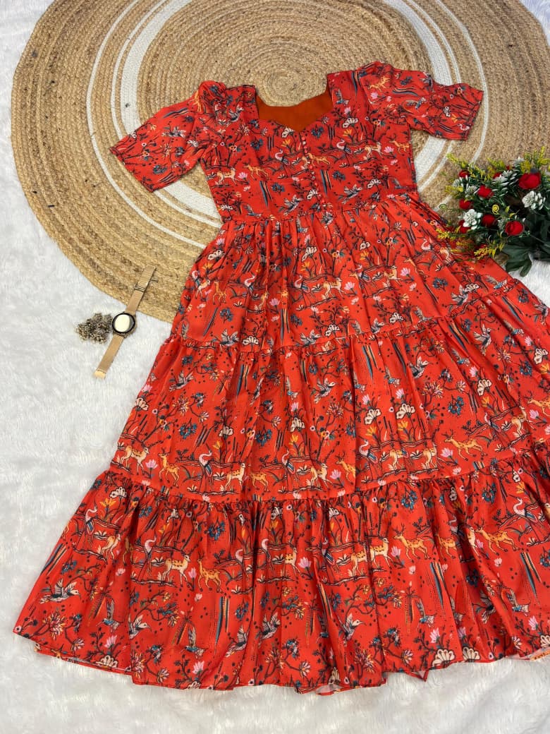 Kalmkari Maxi gown
