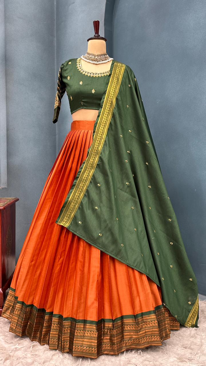 Fully stiched Halfsaree