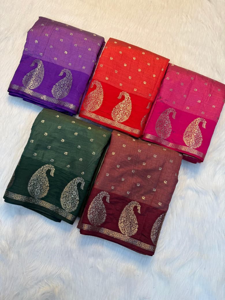 Tussar silk saree