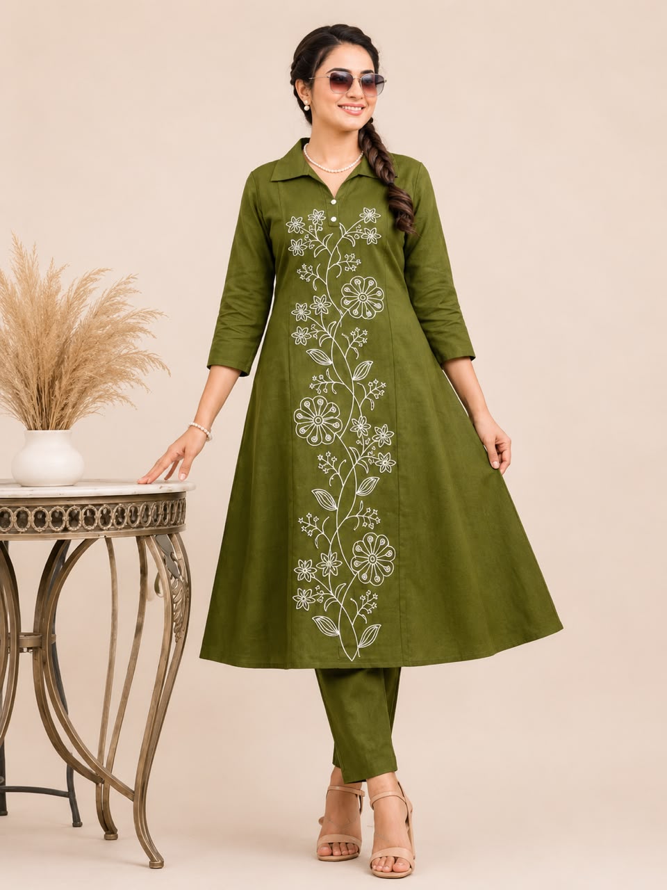 Embroidery work coord sets