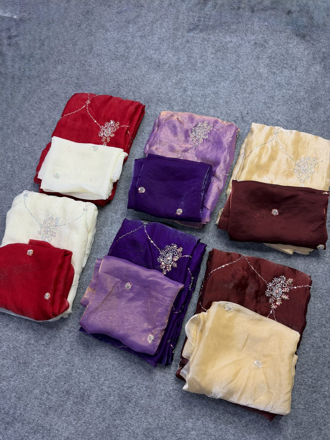 Fancy handwork sarees