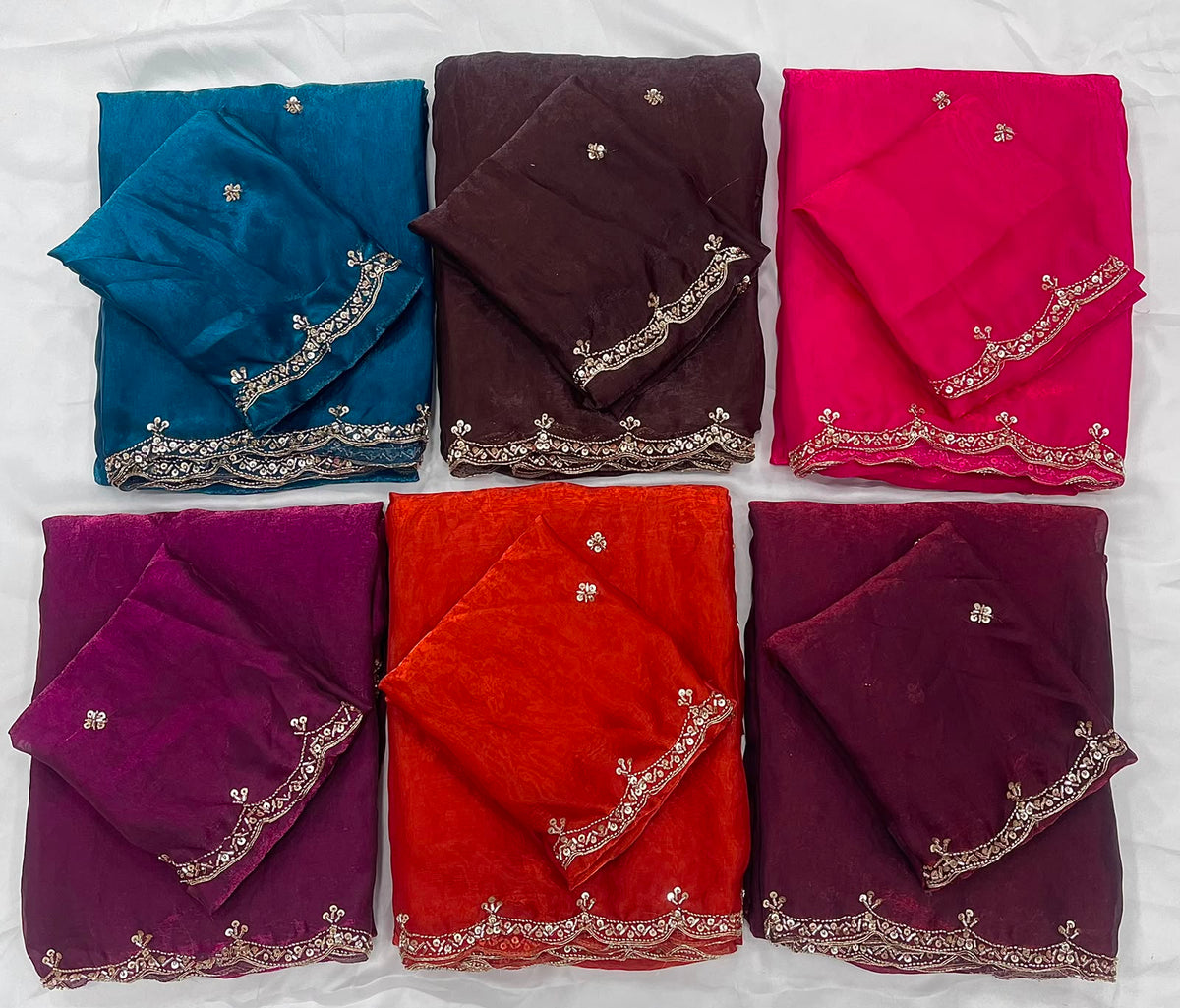 Space silk saree with beautiful bits work