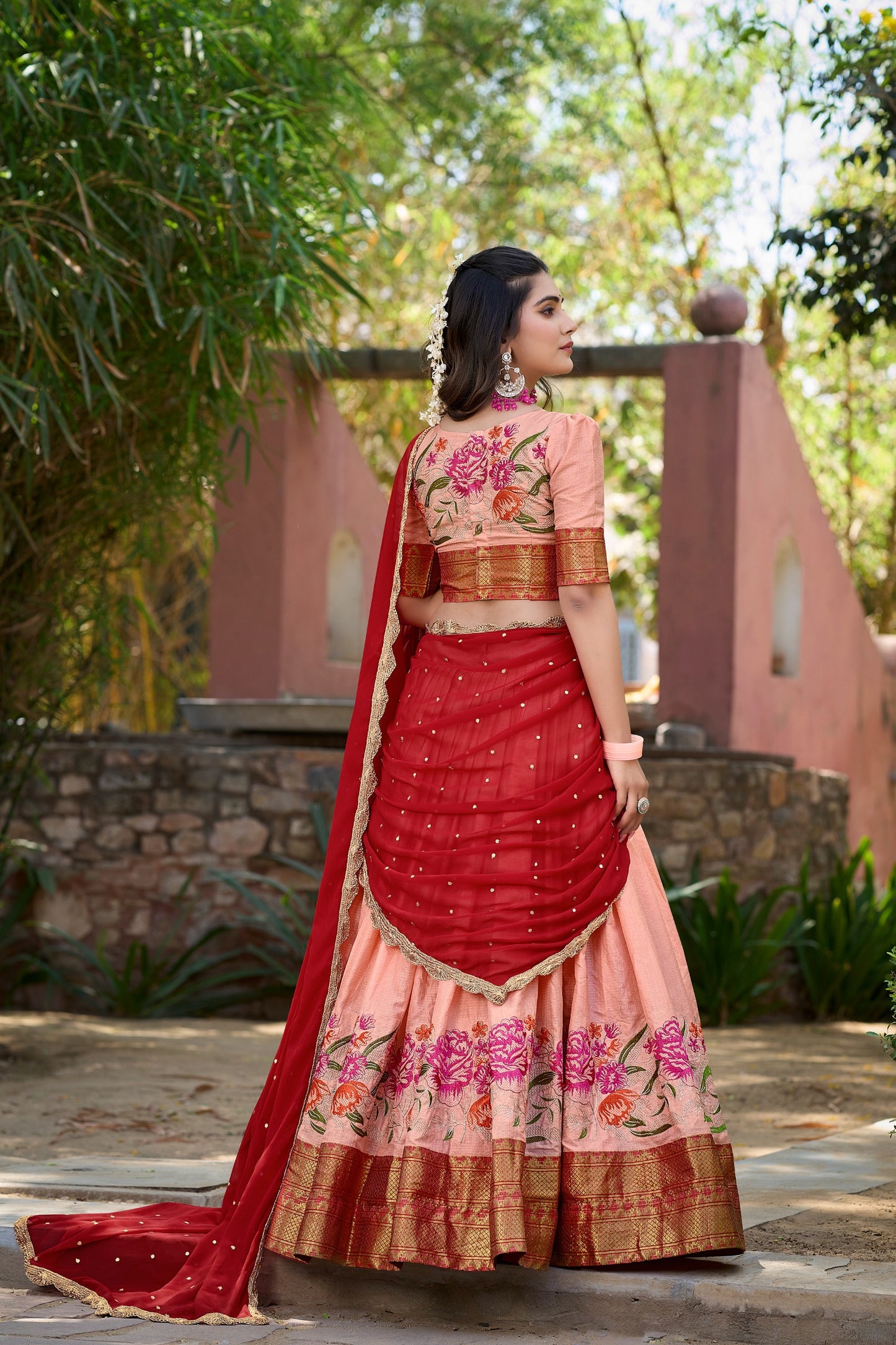 Traditional halfsaree