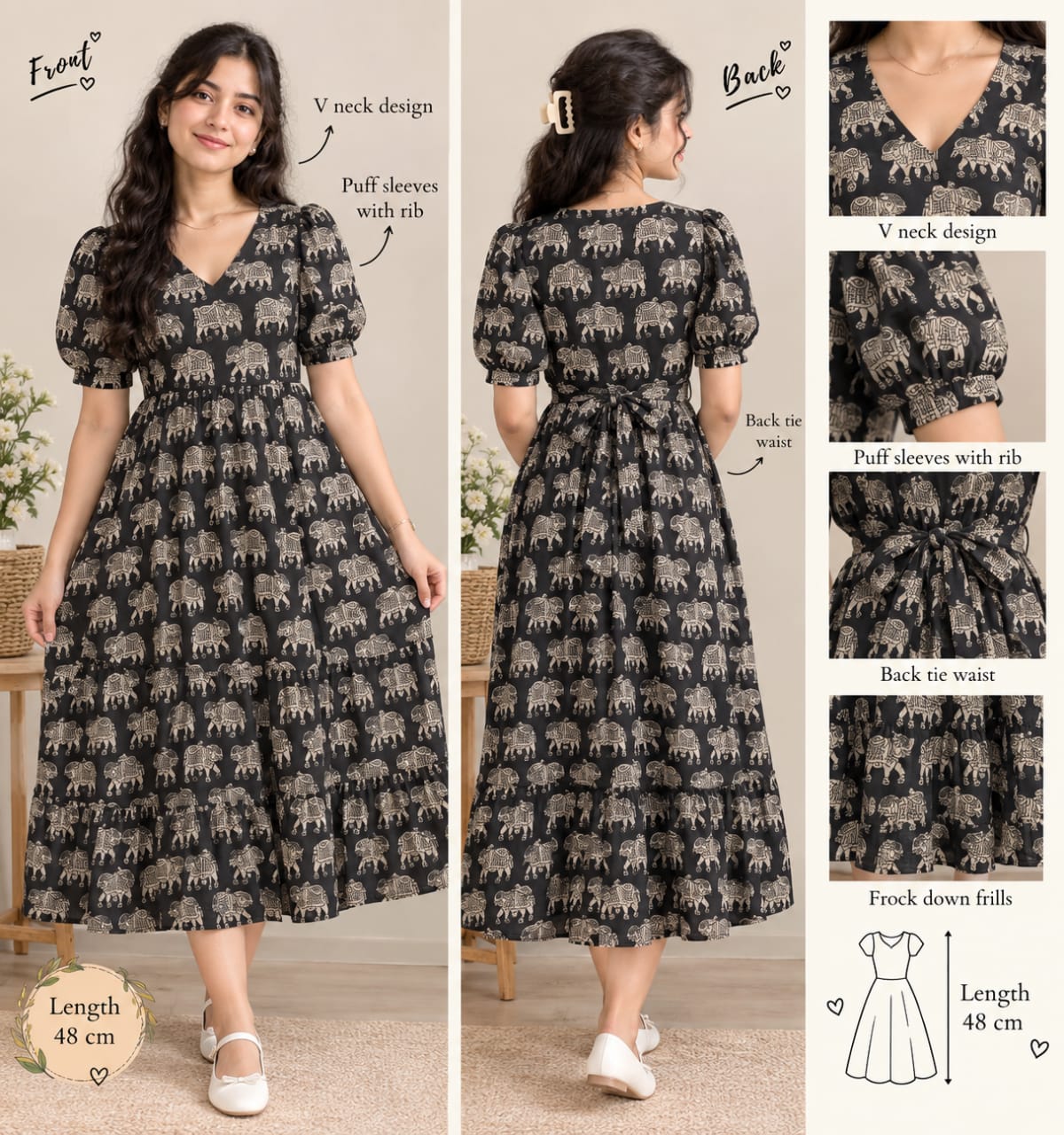 Kalamkari cotton frocks