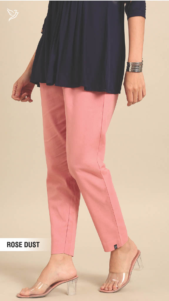 Cotton Straight Cut Pants