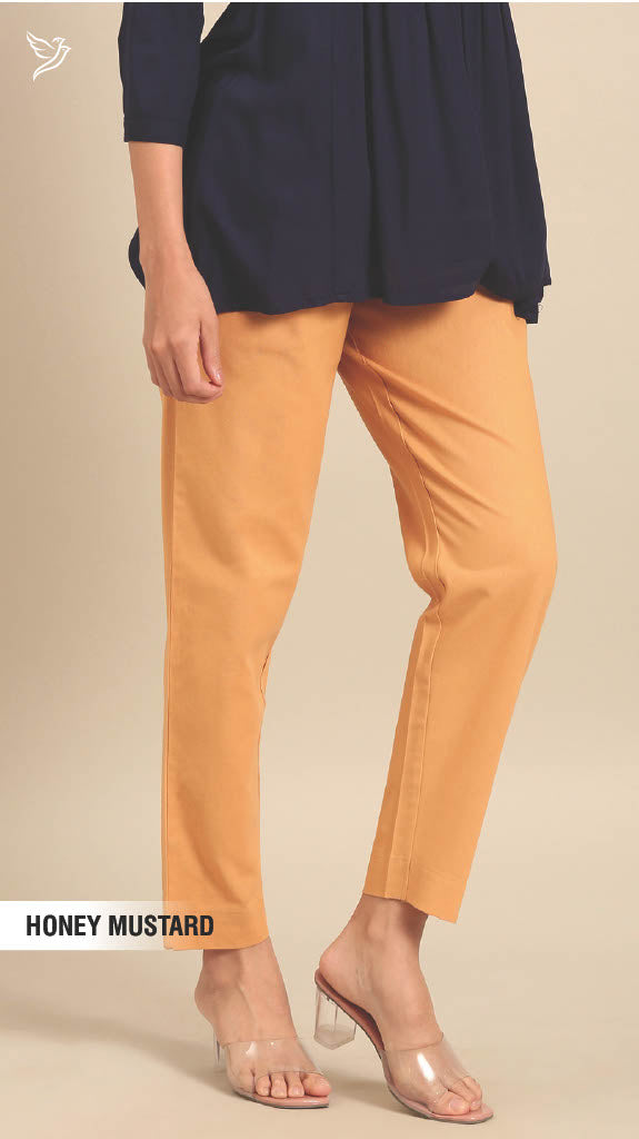 Cotton Straight Cut Pants