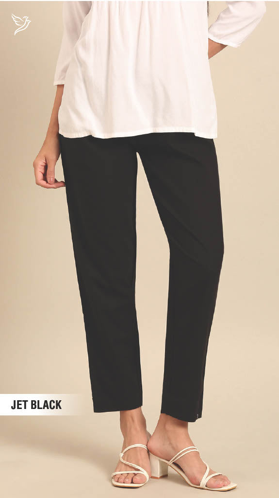 Cotton Straight Cut Pants