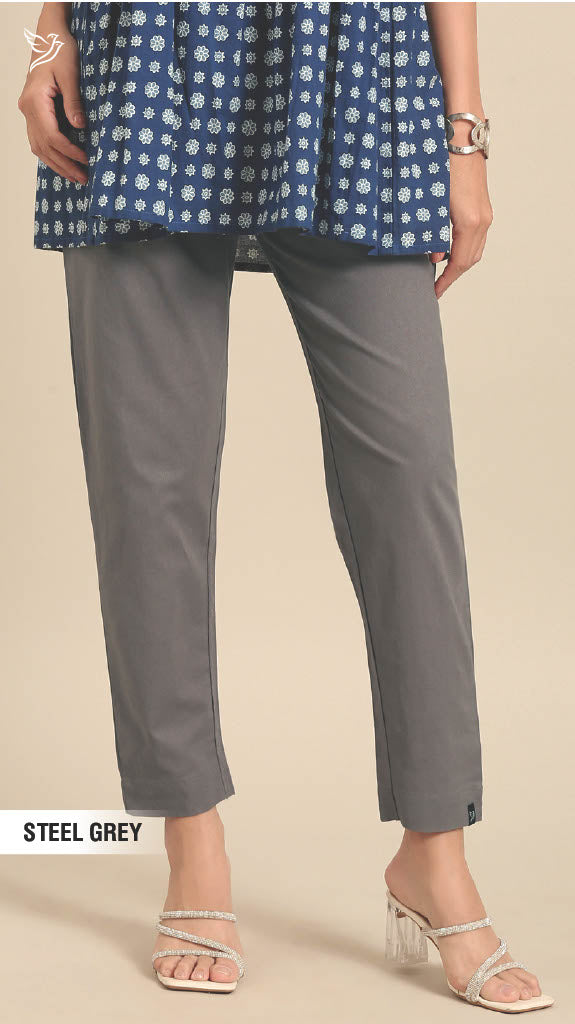 Cotton Straight Cut Pants
