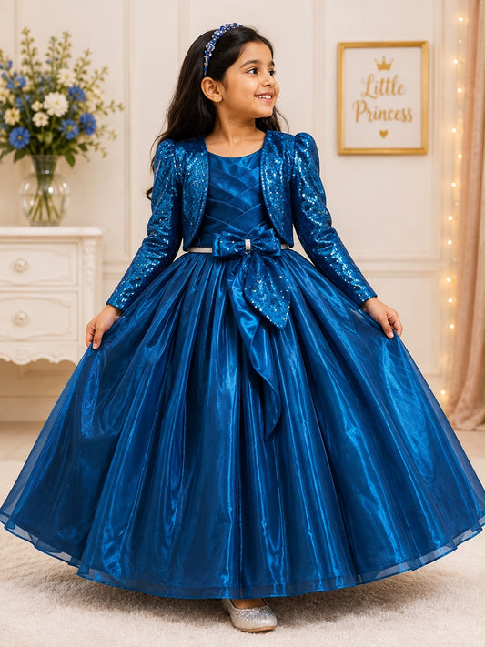 Girls partywear long frocks