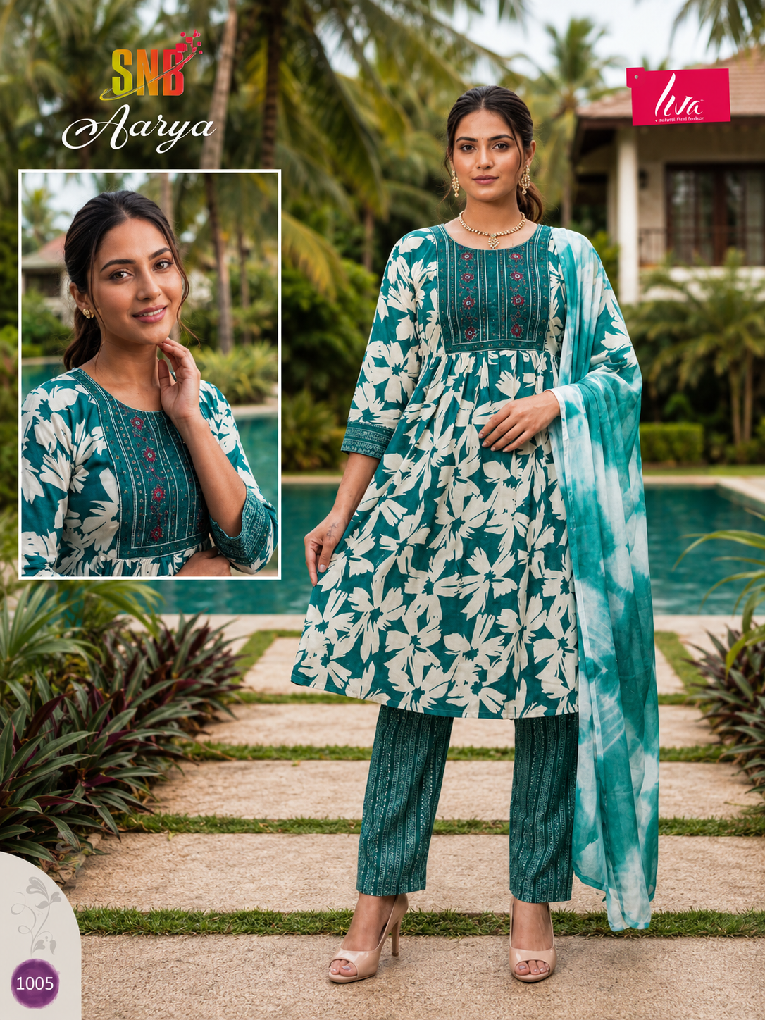 Umbrella cut 3-piece sets