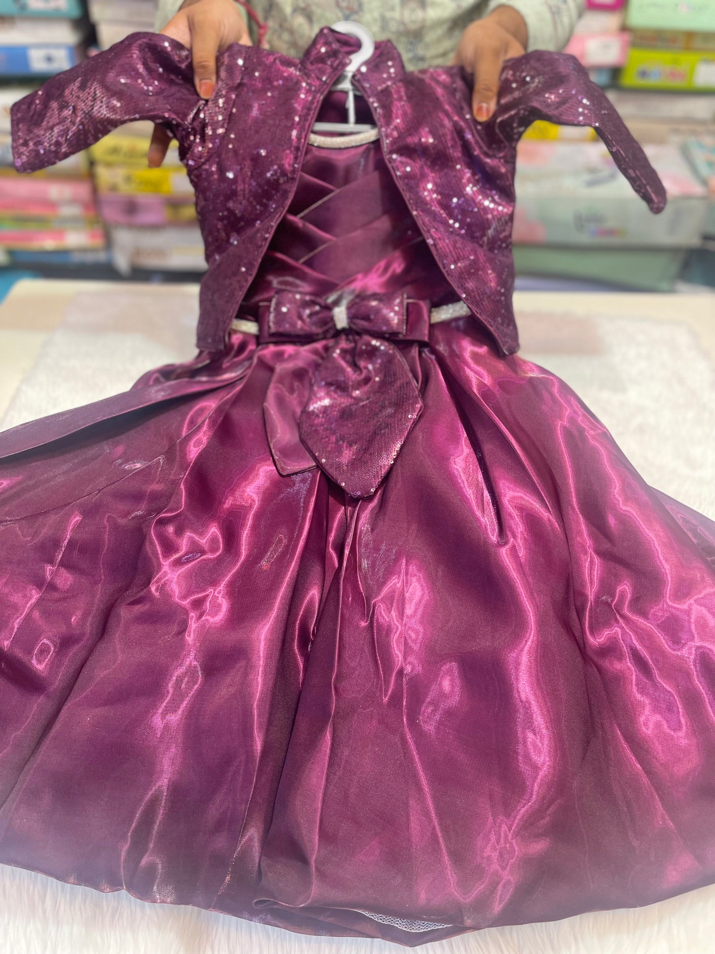 Girls partywear long frocks