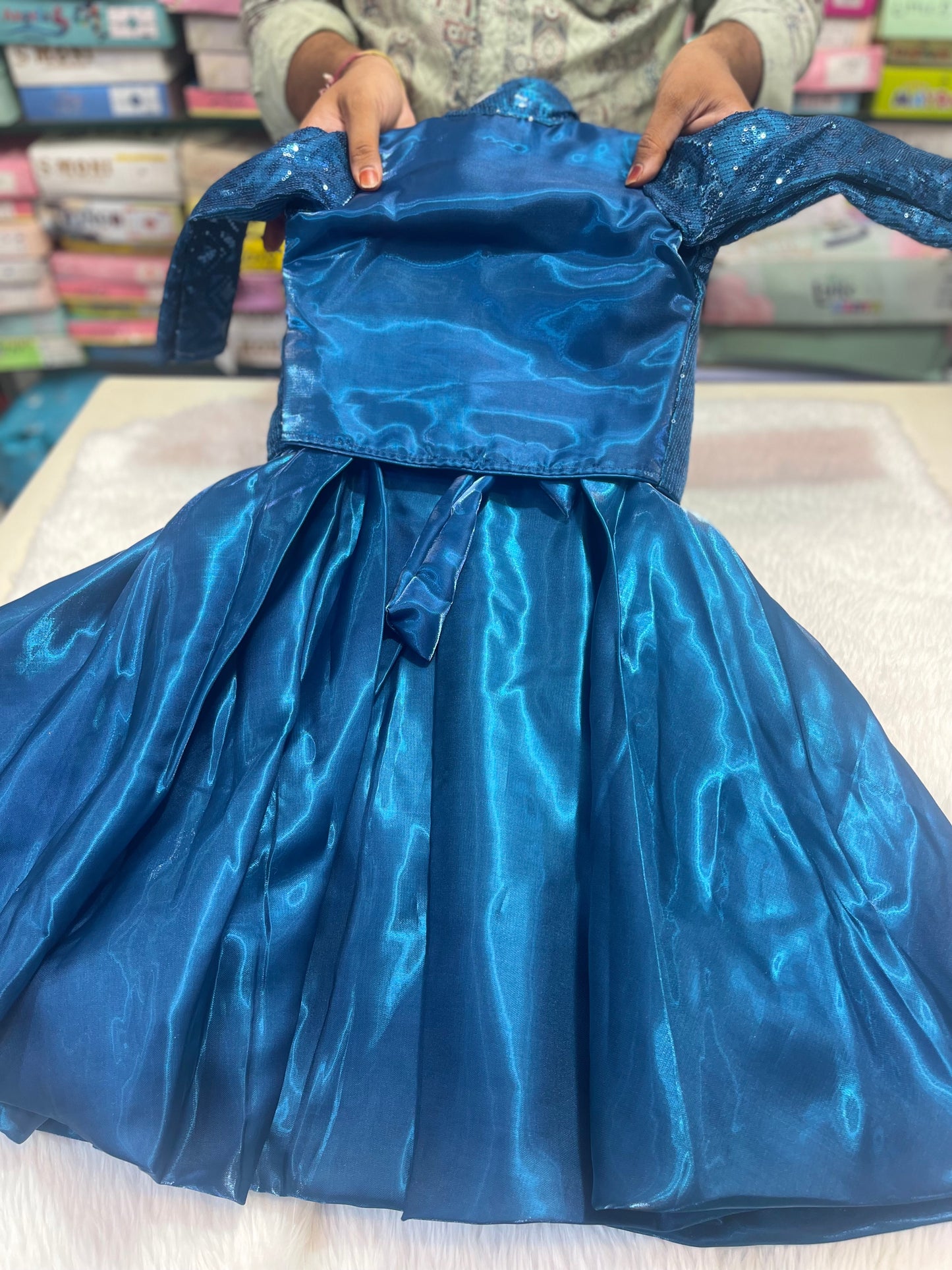 Girls partywear long frocks