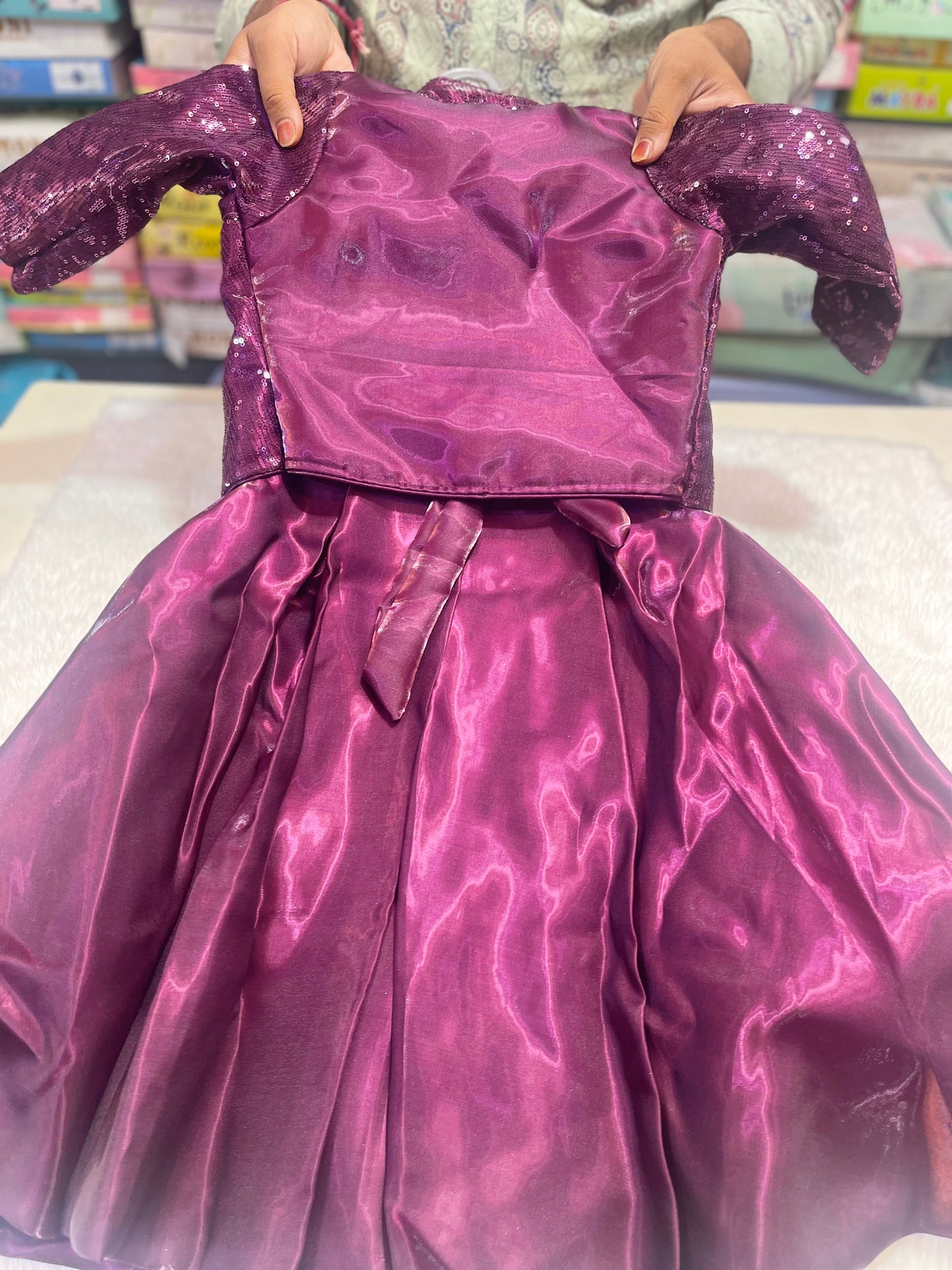 Girls partywear long frocks