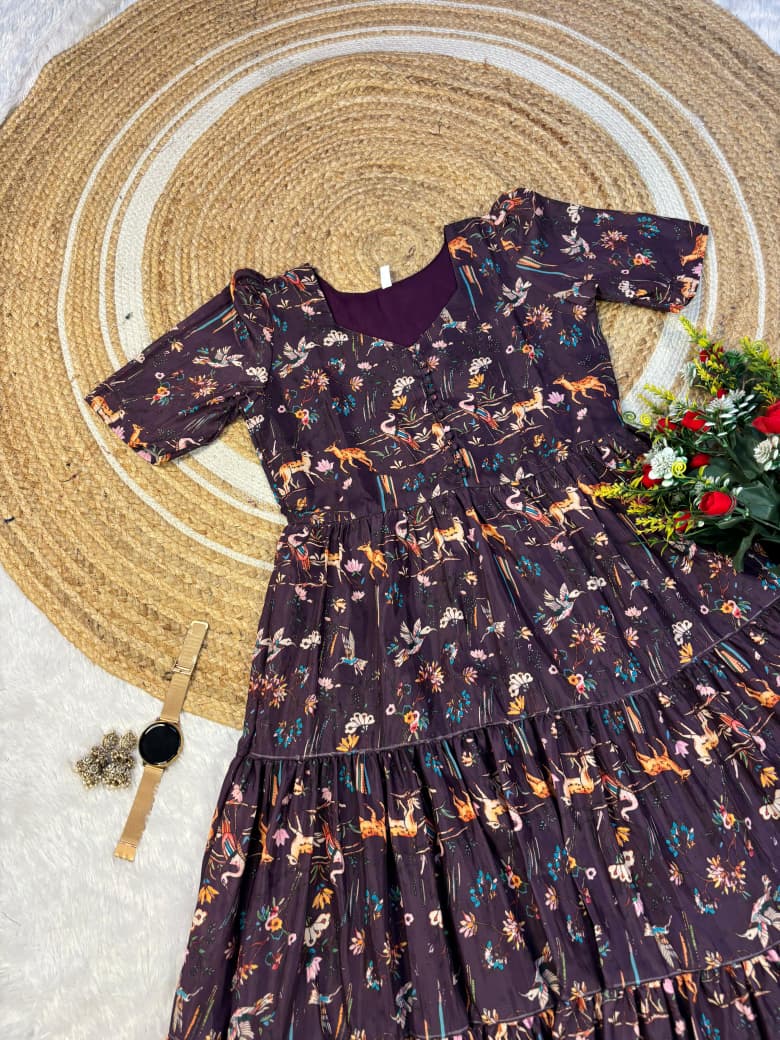 Kalmkari Maxi gown