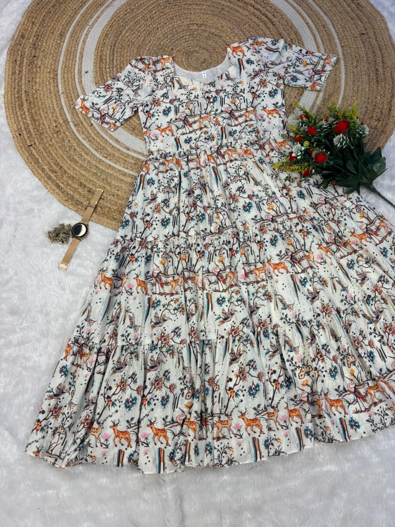 Kalmkari Maxi gown