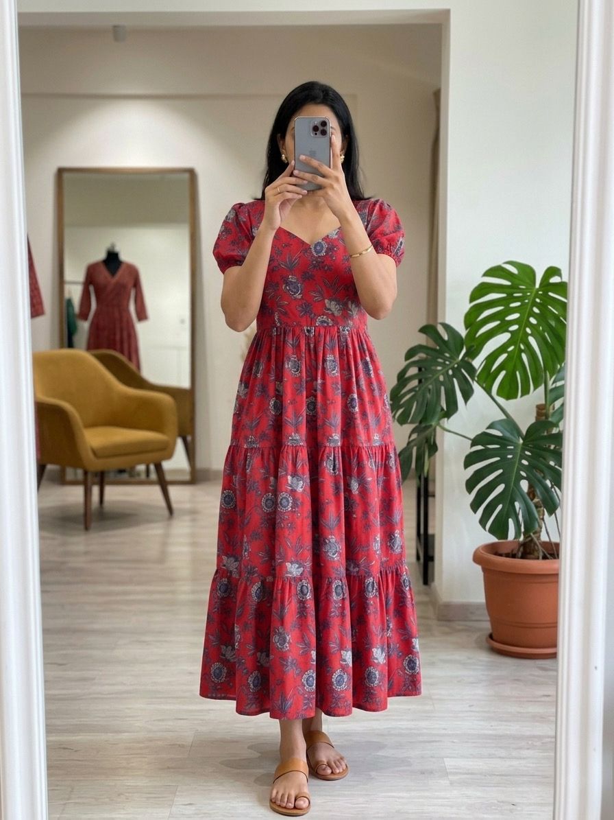 Soft cotton maxi