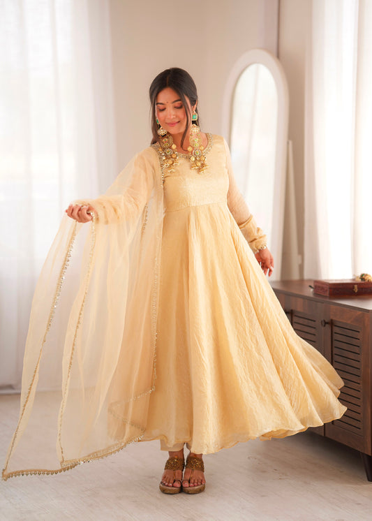 Anarkali with duppatta