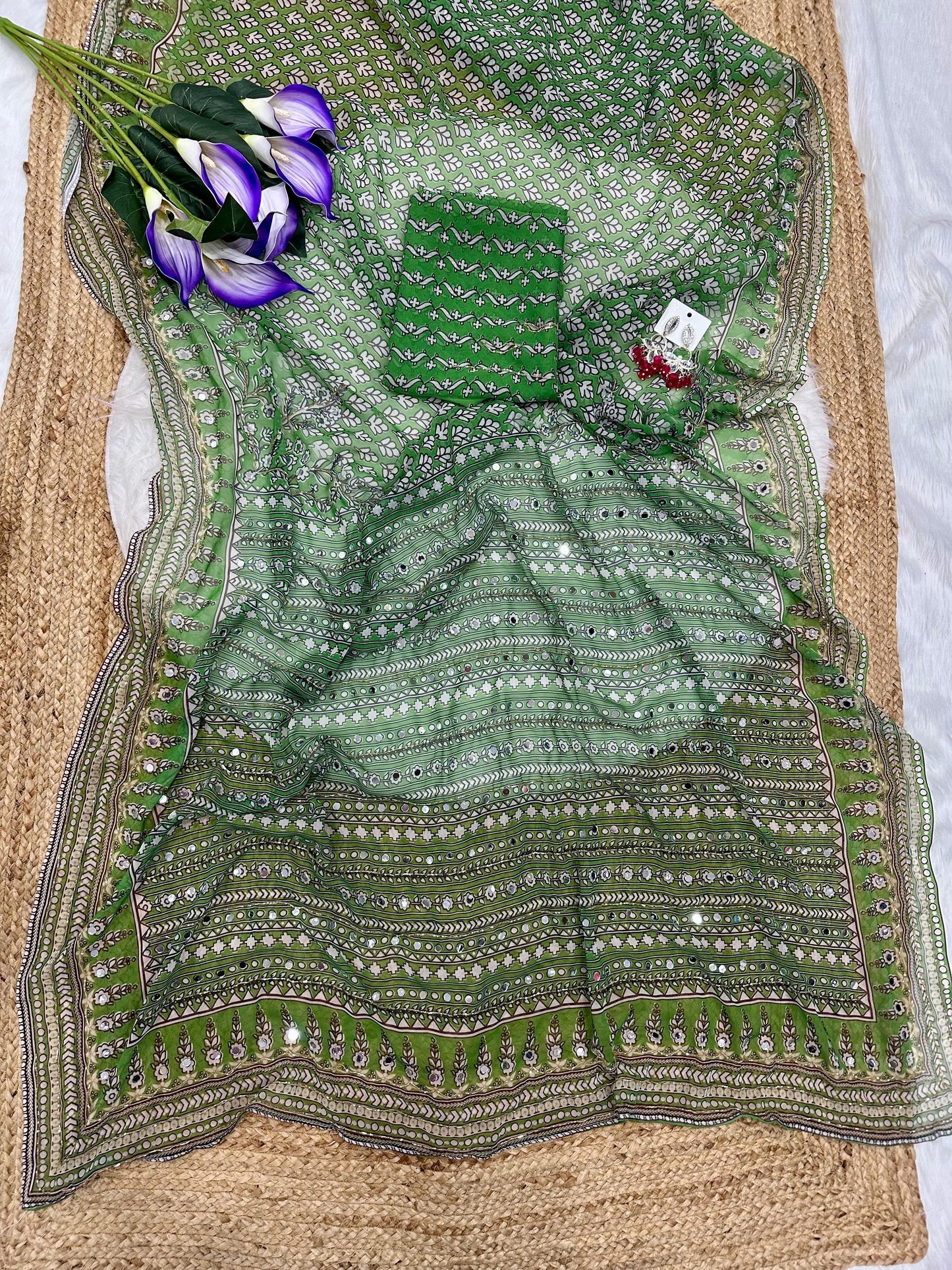 Designer partywear sarees
