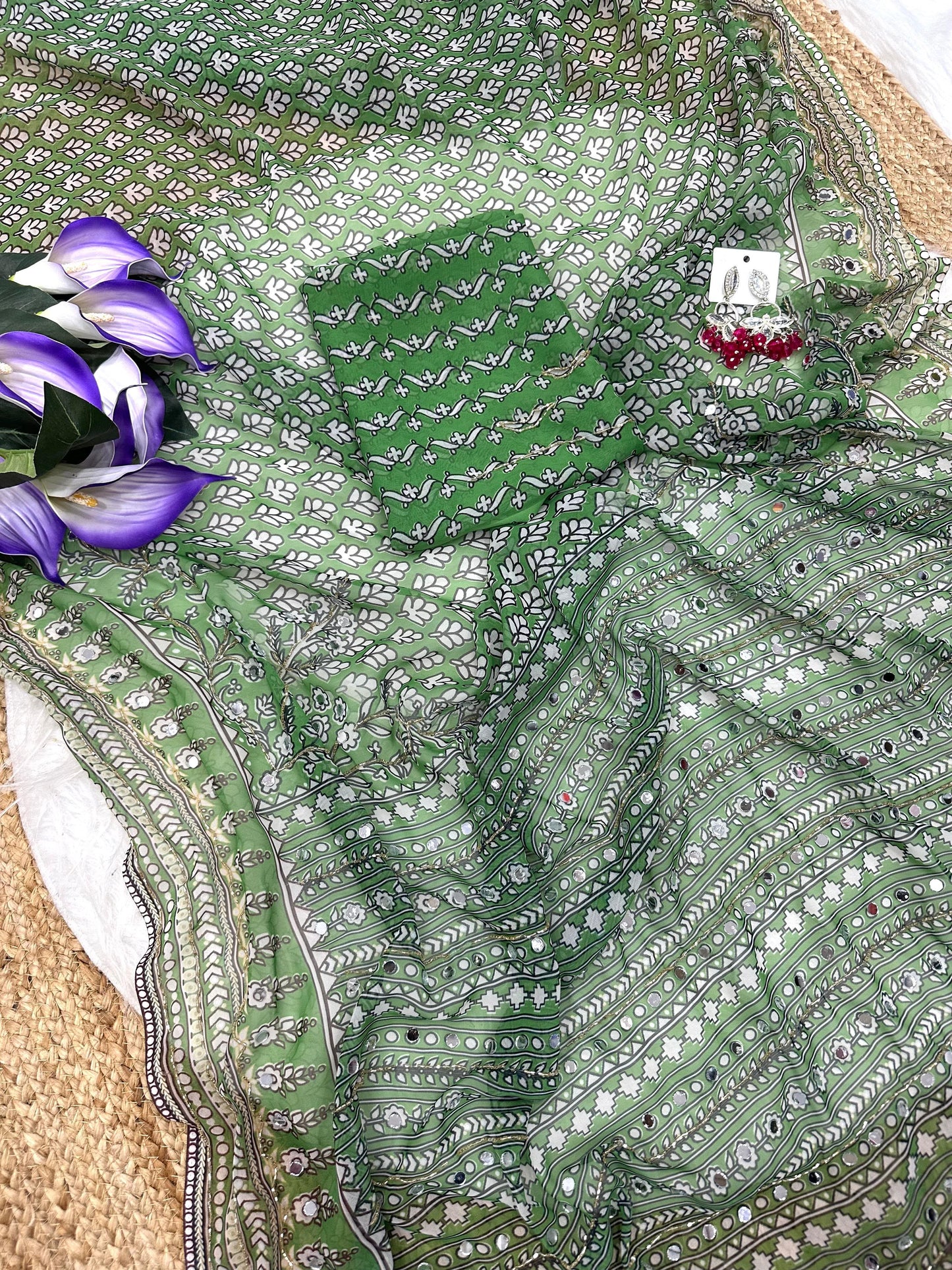 Designer partywear sarees