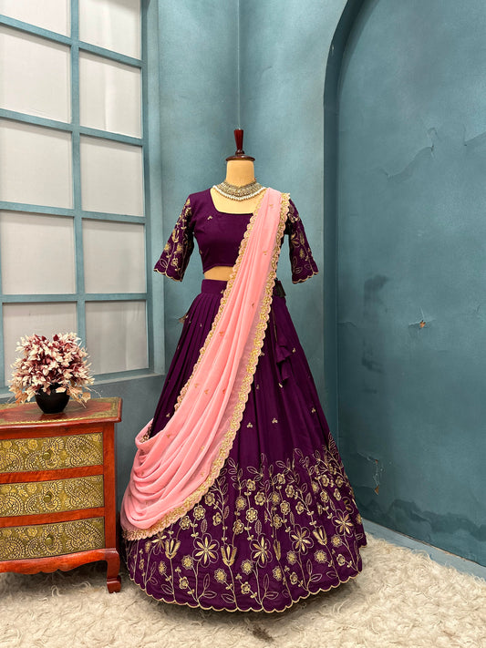 Fully stitched Halfsaree