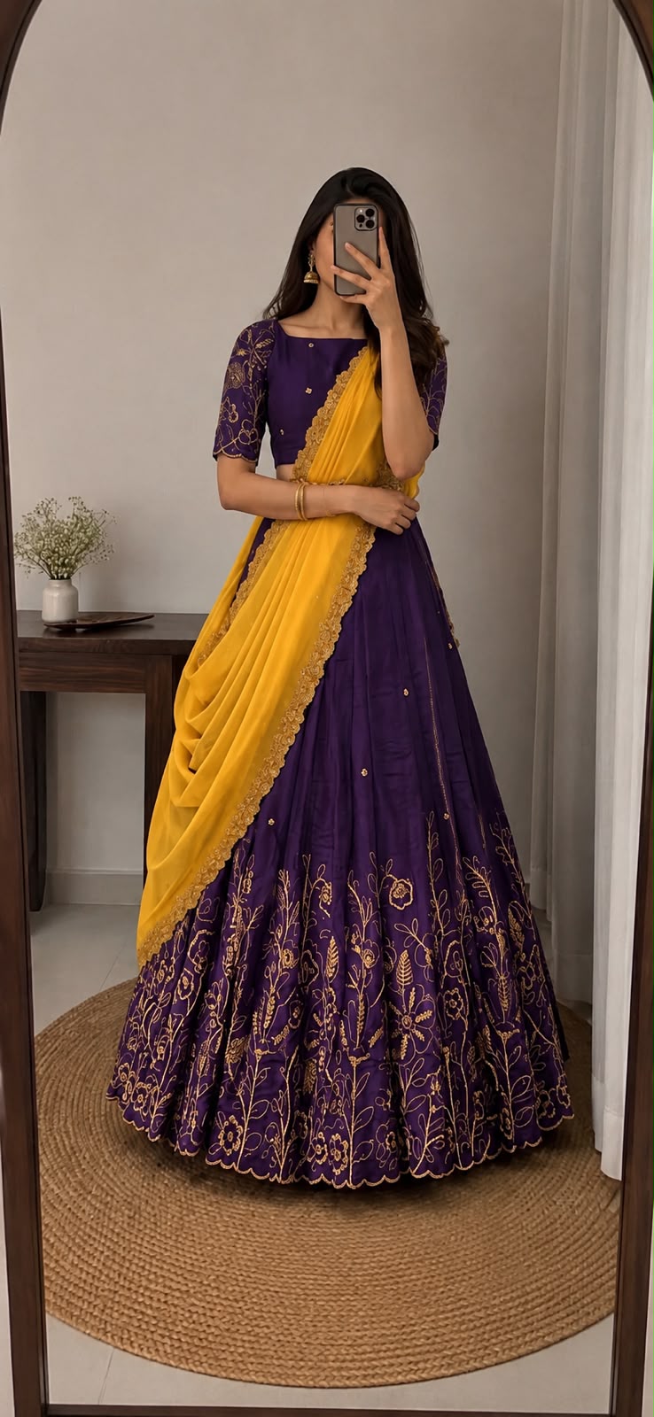 Fully stitched Halfsaree