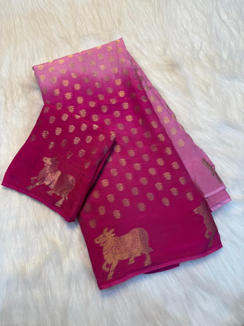 Pure viscose saree