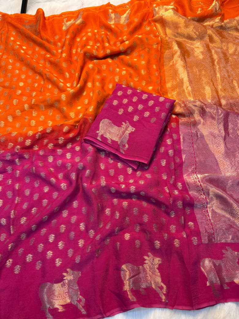 Pure viscose saree