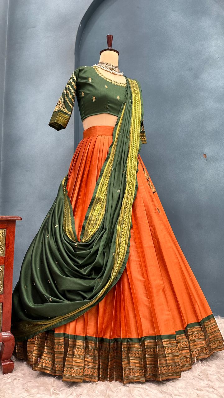 Fully stiched Halfsaree