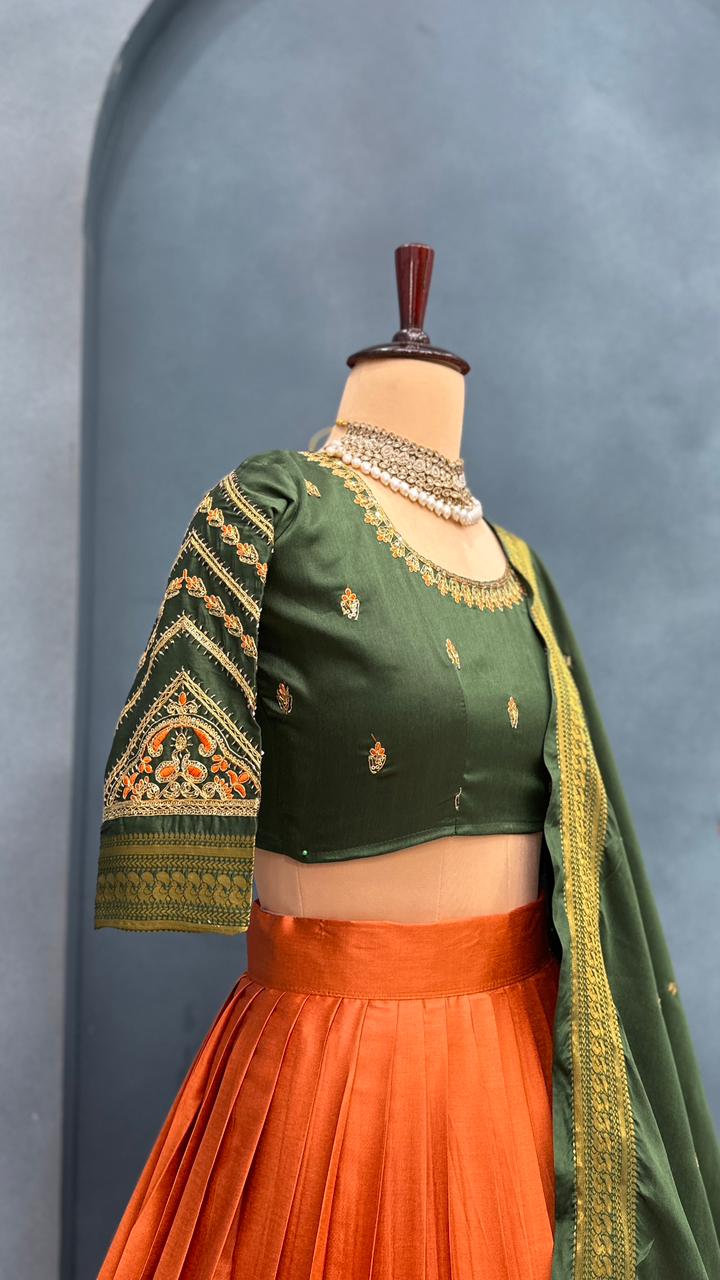 Fully stiched Halfsaree