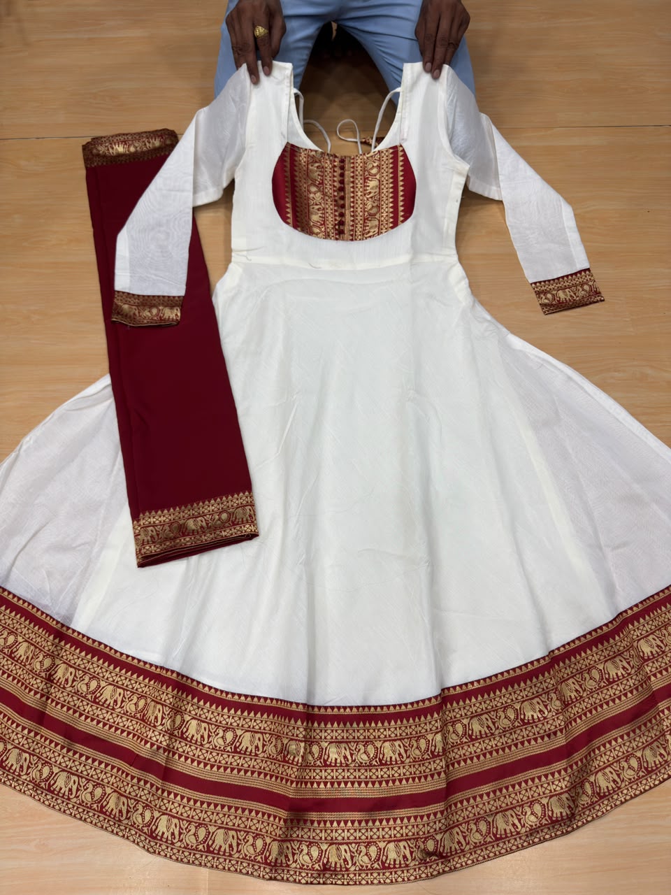 Anarkali with duppatta