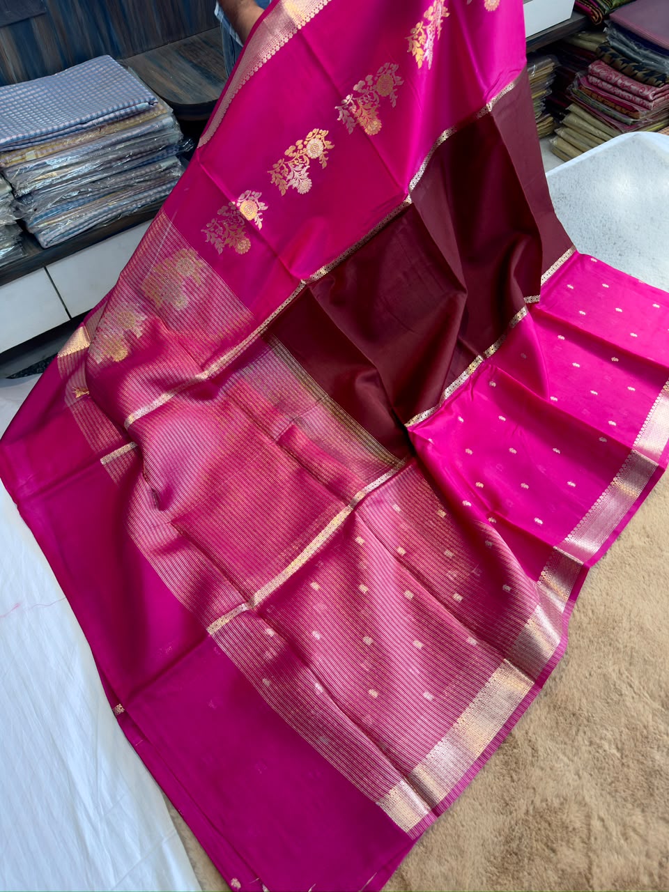Banarasi rawww mango saree