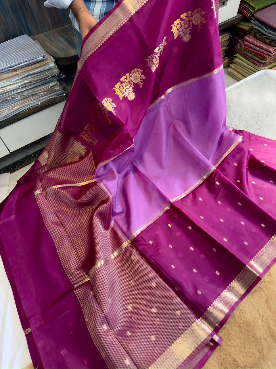 Banarasi rawww mango saree