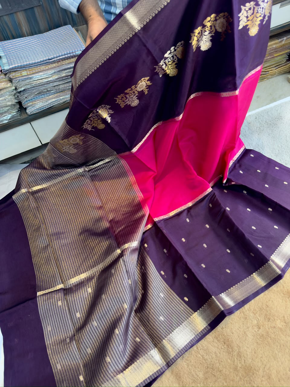 Banarasi rawww mango saree