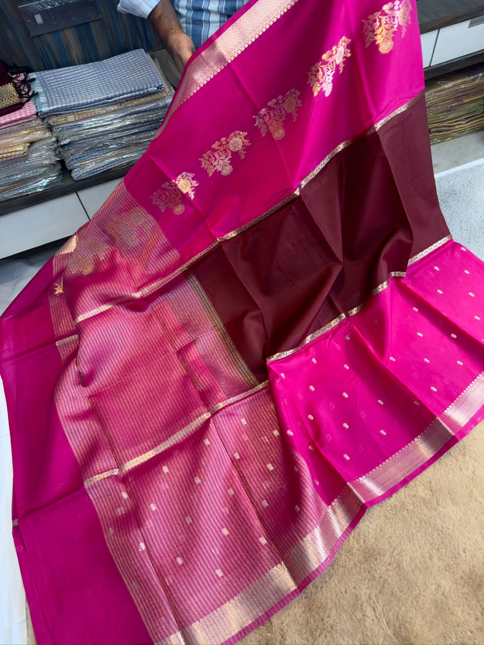 Banarasi rawww mango saree