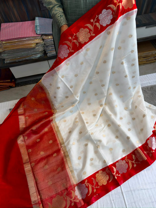 Banaras dupion saree