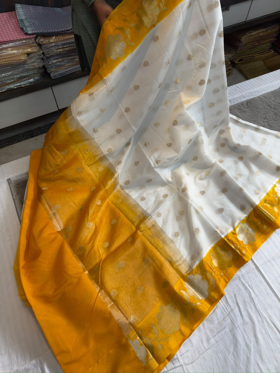 Banaras dupion saree