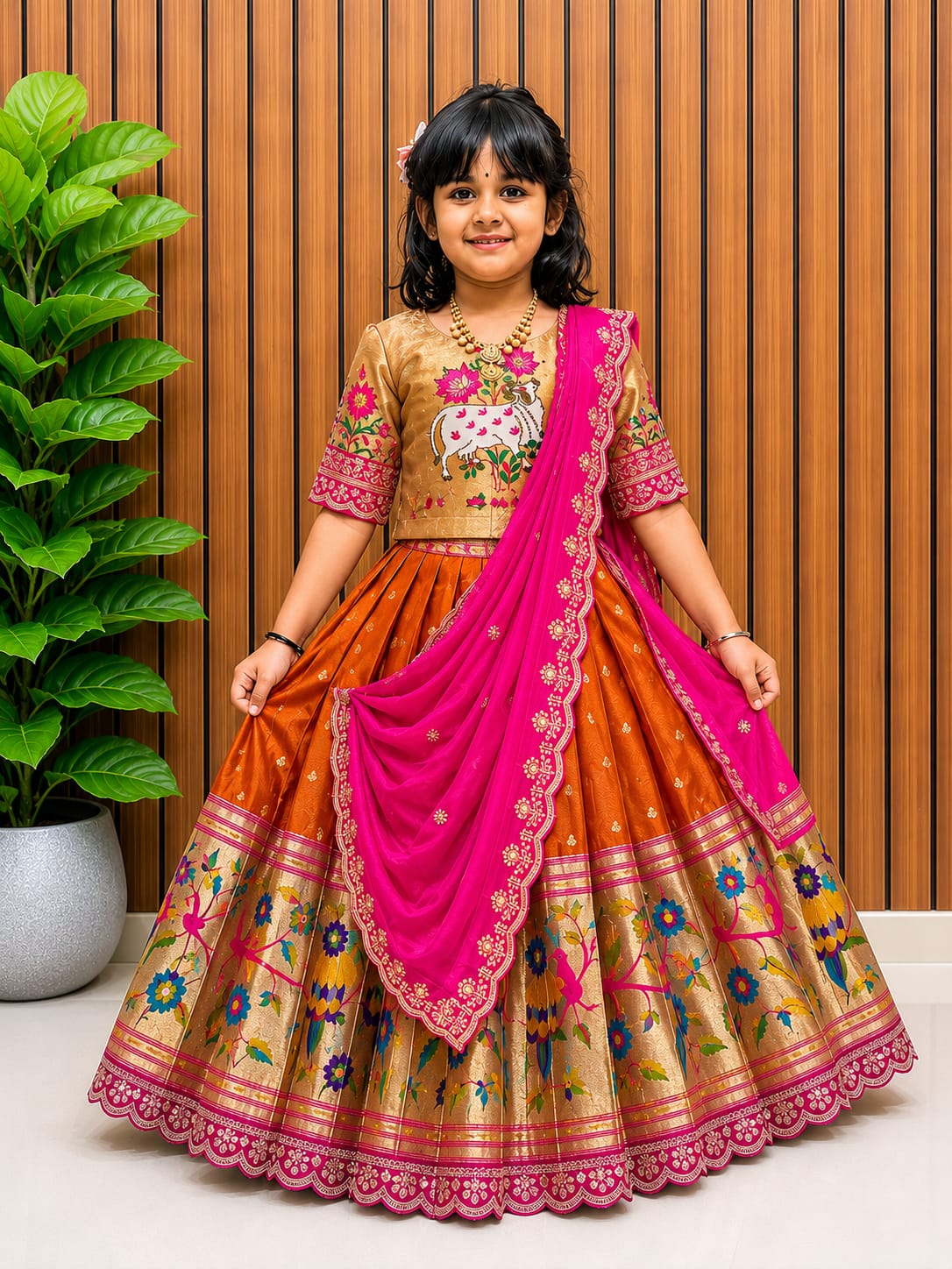 Kids lehenga choli