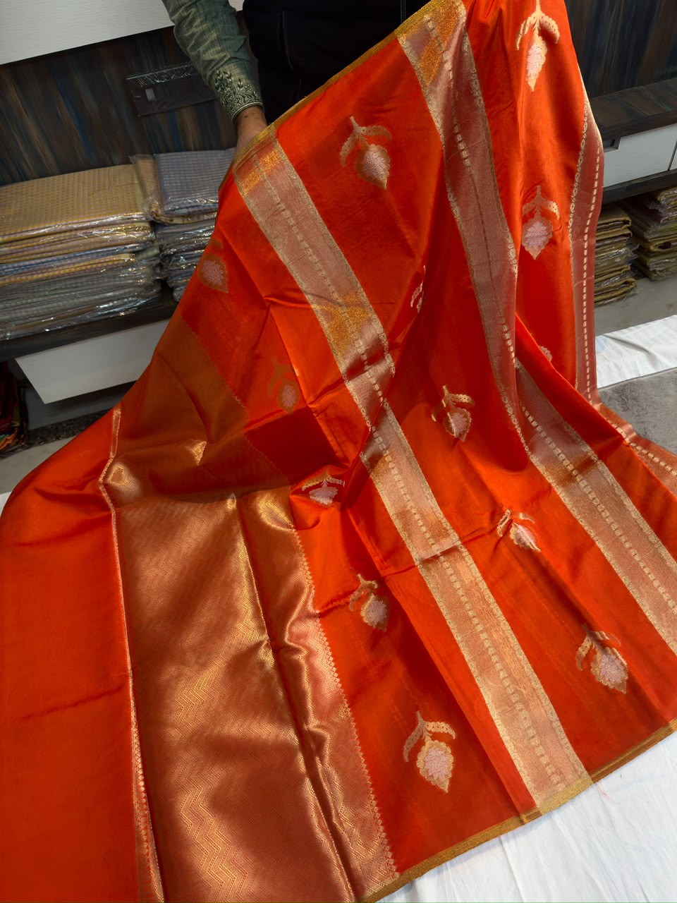 Banaras Rawww mango saree