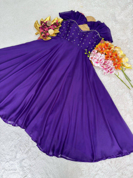 Maggam work gown