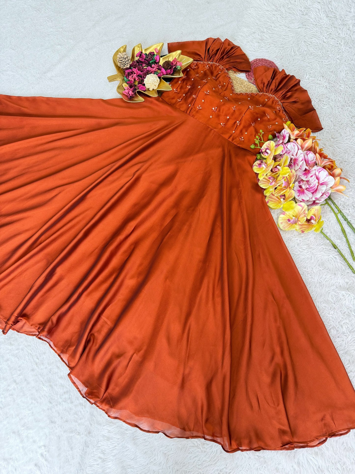 Maggam work gown