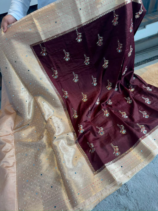 Banarasi viscose saree