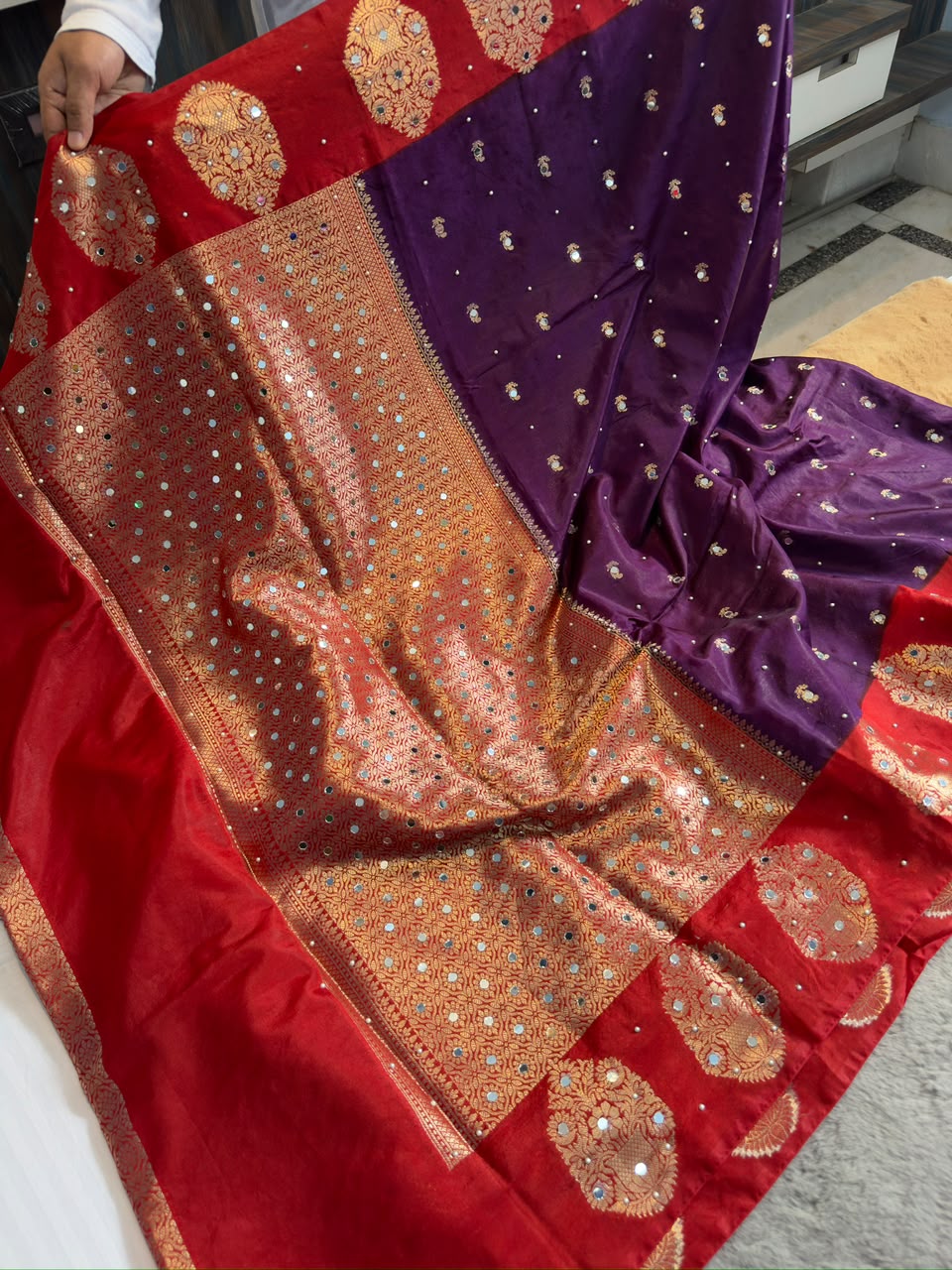 Banarasi viscose saree