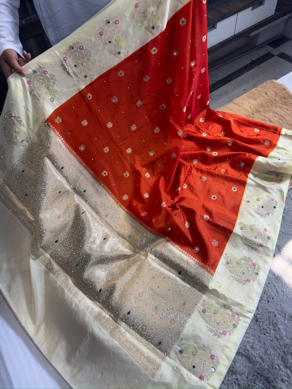 Banarasi viscose saree