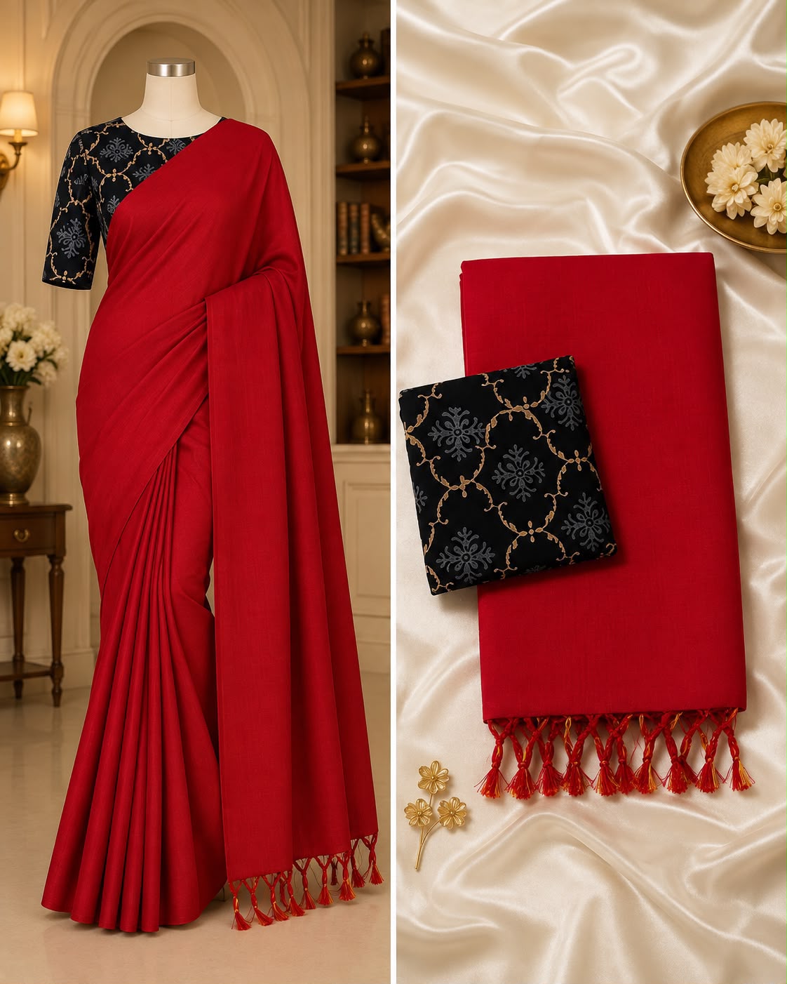 Khadin cotton saree