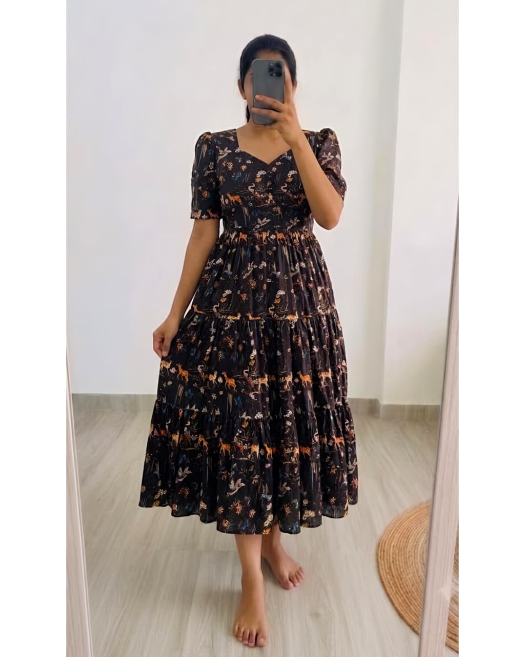 Kalamkari maxi gown