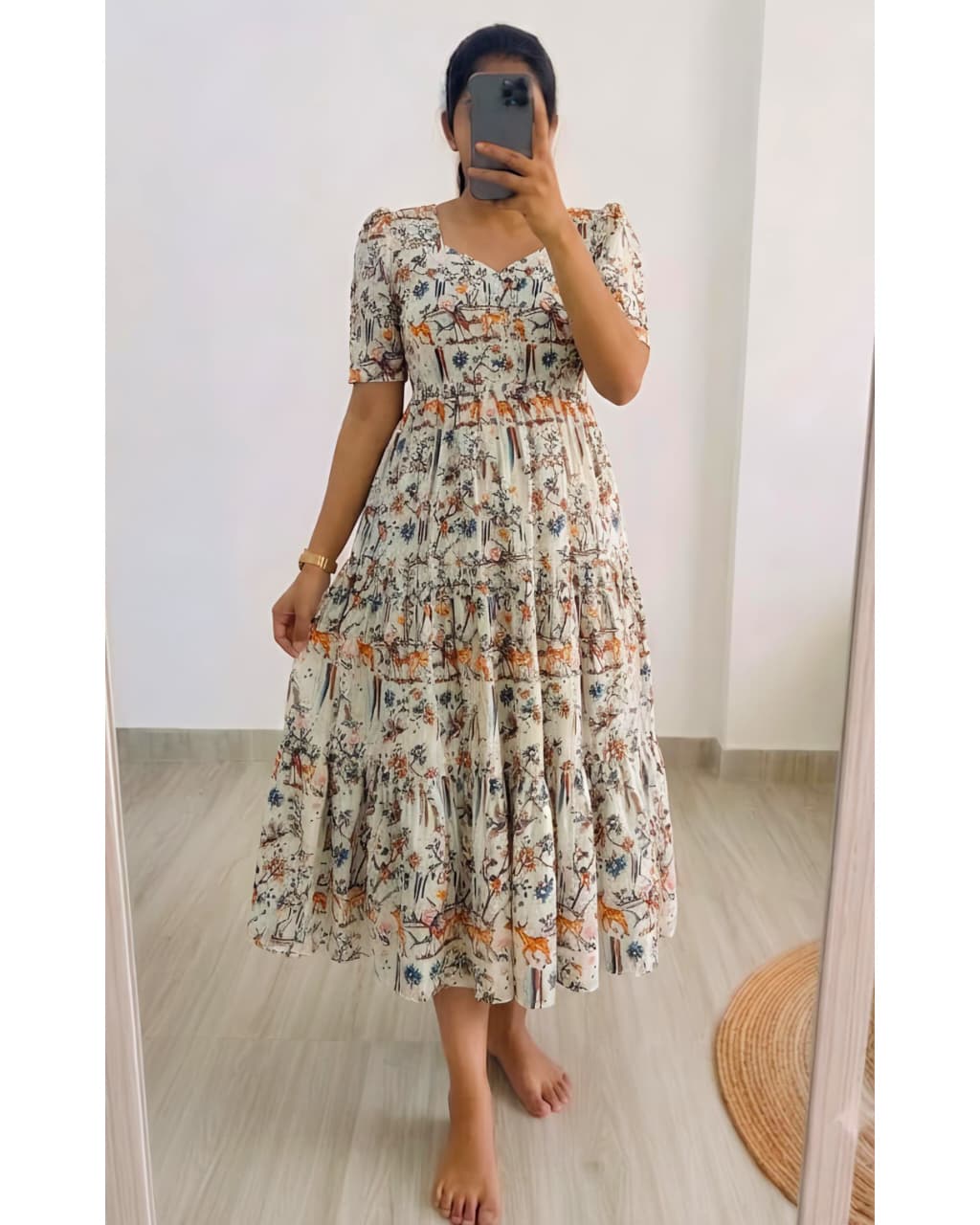 Kalamkari maxi gown