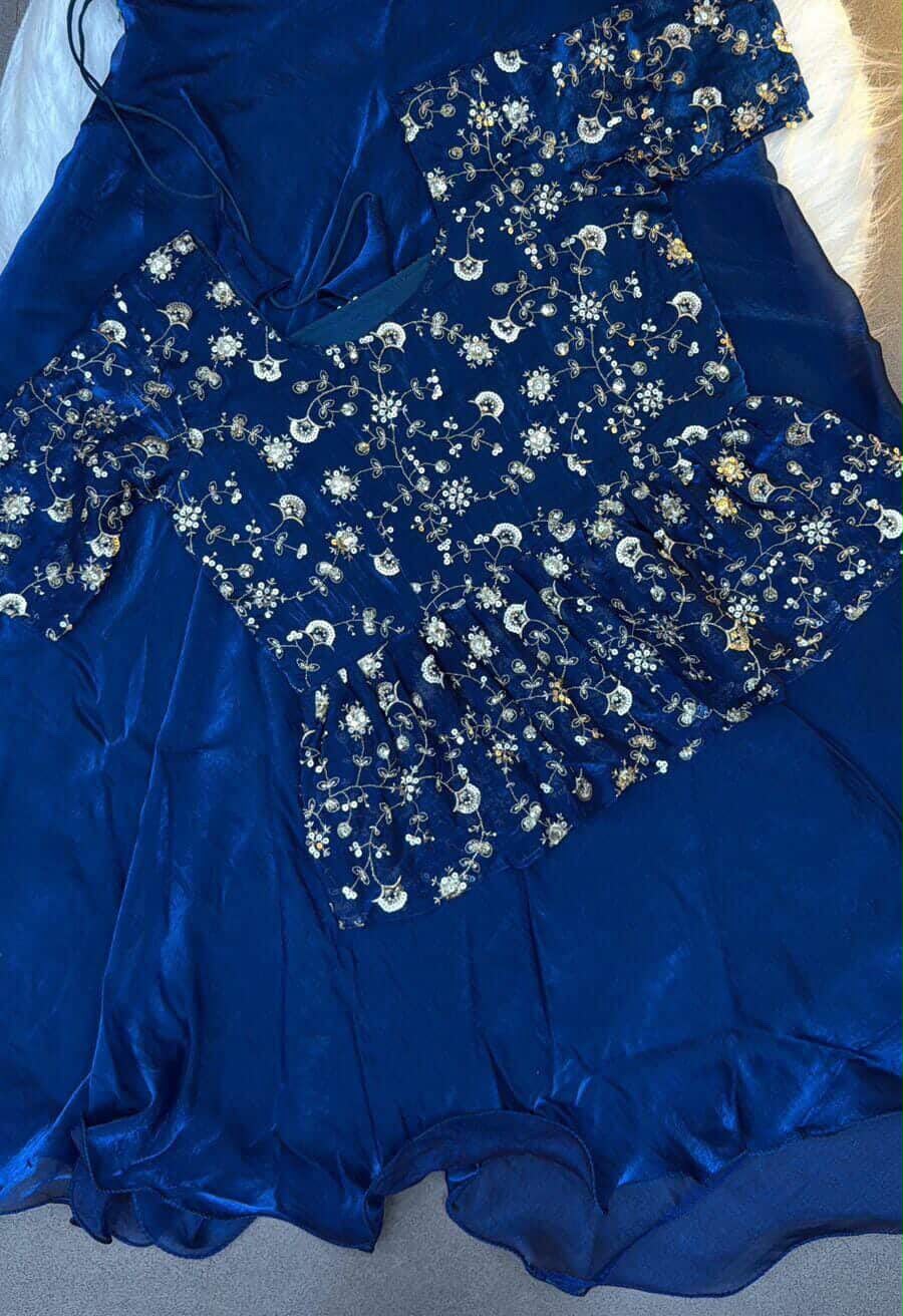Peplum lehenga choli