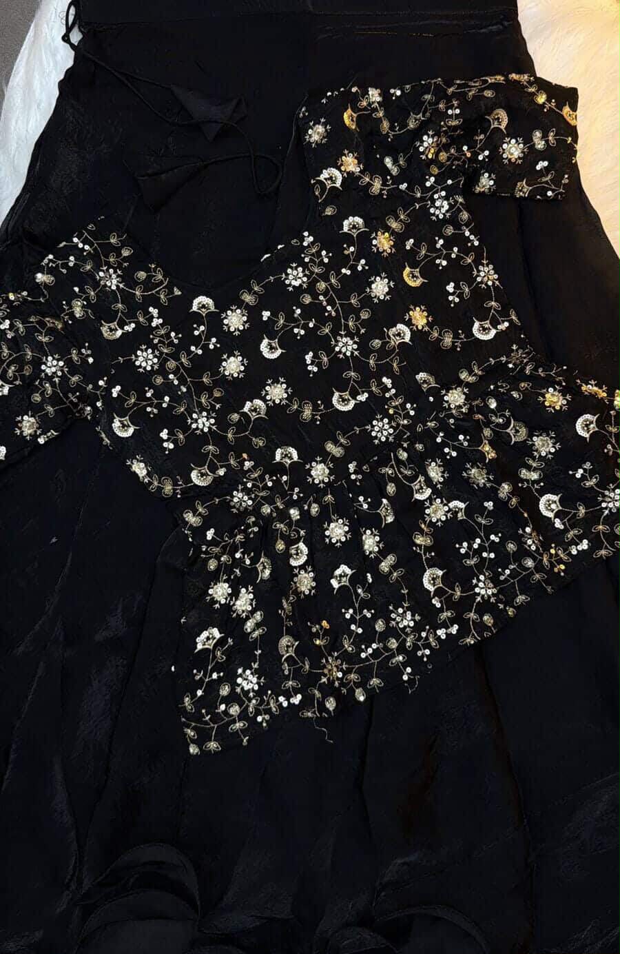 Peplum lehenga choli