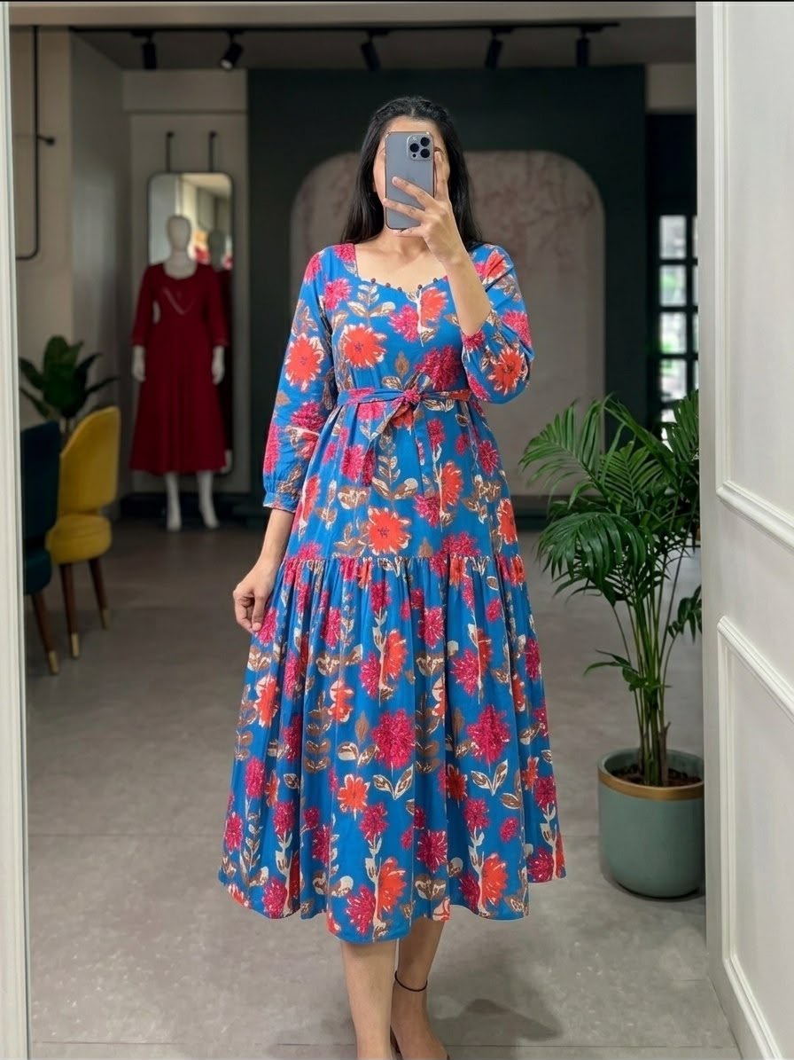 Soft cotton maxi