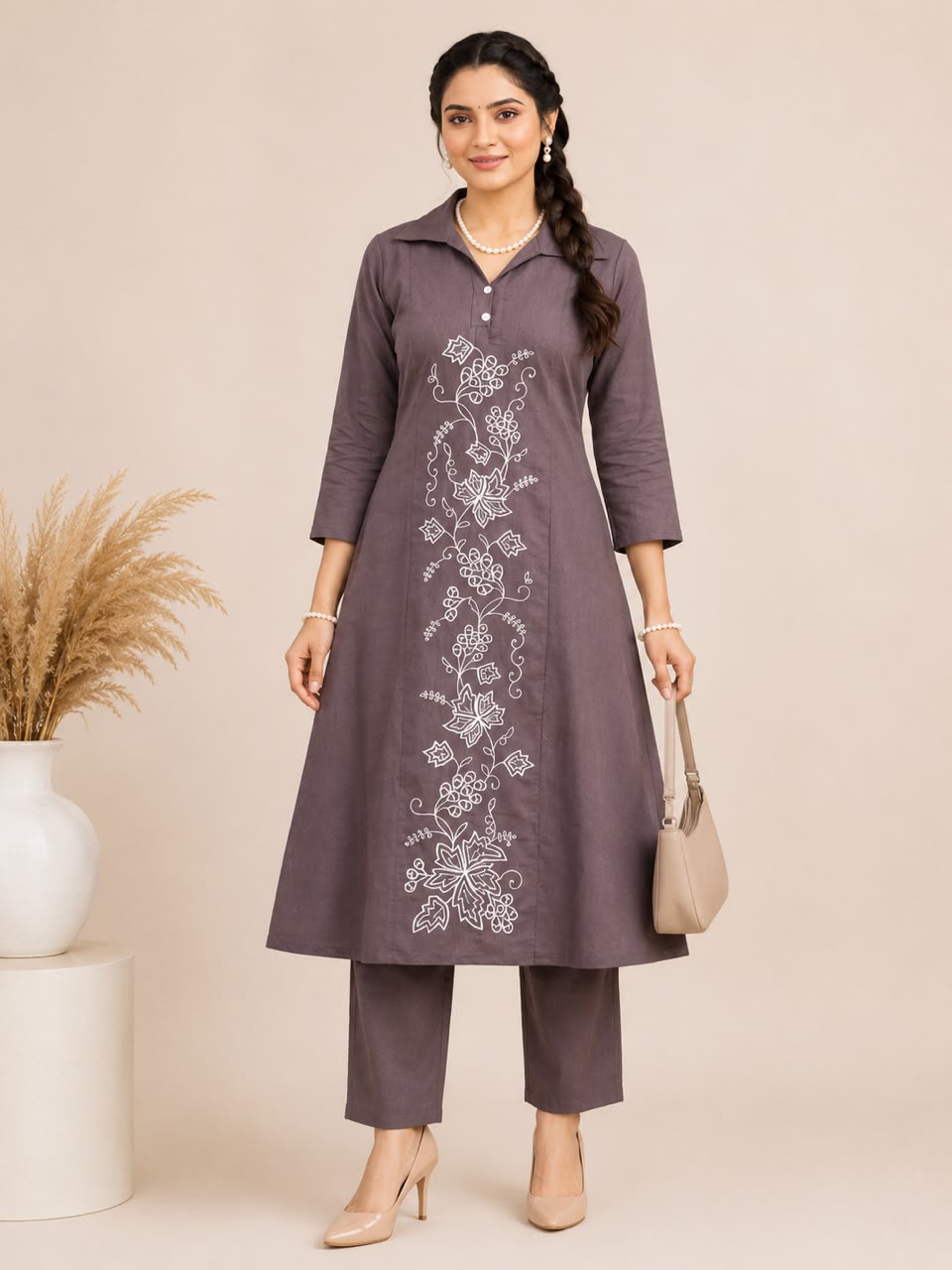 Embroidery work coord sets